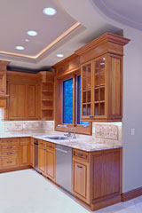 wood kitchen cabinets